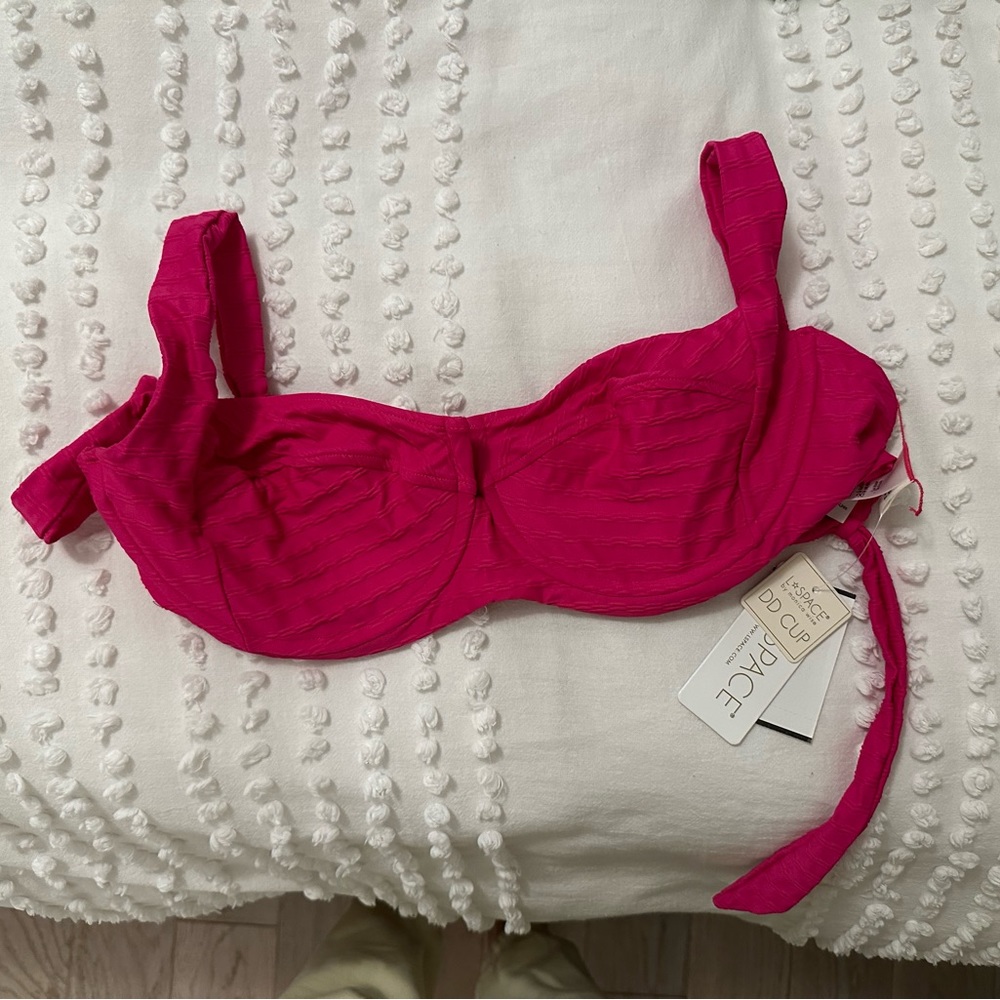 L*Space Chain Link Texture Camilla bikini Top